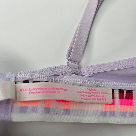 Pink Victoria's Secret wear everywhere push up bra size 36C - Picture 7 of 8